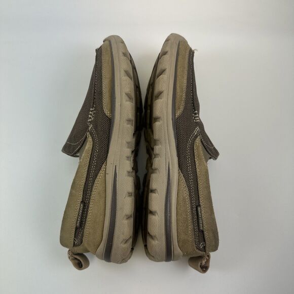 Skechers Relaxed Fit Milford Slip On Memory Foam 64365 Brown Comfort Mens 9.5 main image 8